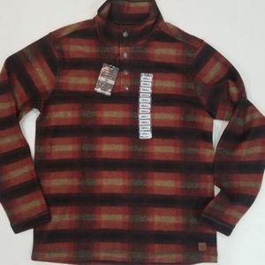 Nwt S John Wayne Wooly Plaid Fleece 